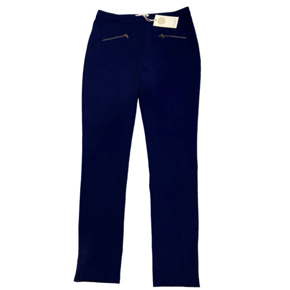 NWT Ramy Brook Navy Lee Stretch Crepe Pant - Sz 0 - Picture 3 of 10